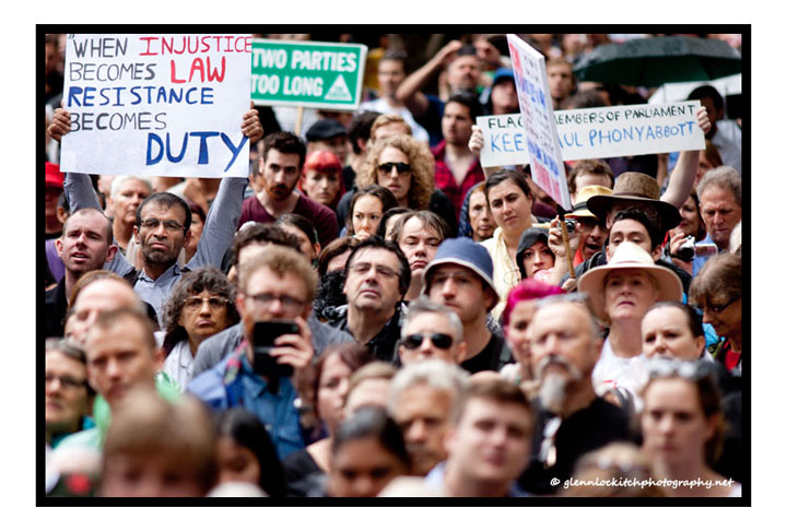 March In March, Sydney, 2014. © Glenn Lockitch 2014