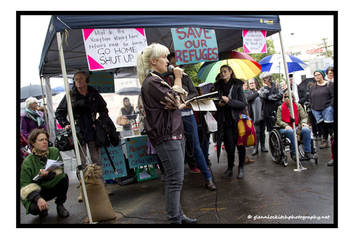 Save Our Refuges, Sydney, 29 August 2014.© Glenn Lockitch 2014