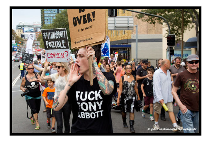 March In March, Sydney, 2014. © Glenn Lockitch 2014