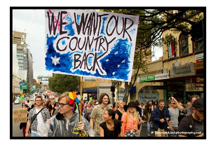 March In March, Sydney, 2014. © Glenn Lockitch 2014