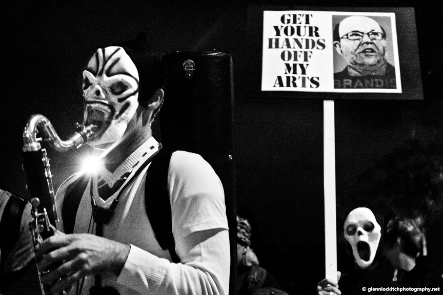 Free the Arts Protest. Sydney Opera House. © Glenn Lockitch 2015